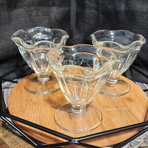3 Small Sundae Cups